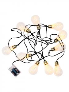 Butlers Светодиодная гирлянда с лампочками, черная