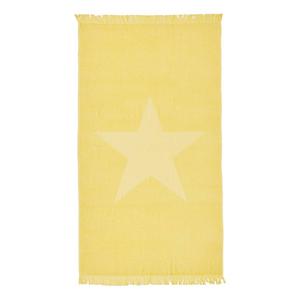 Полотенце для хаммама twentyfour Capri Star, хлопковая ткань - желтая