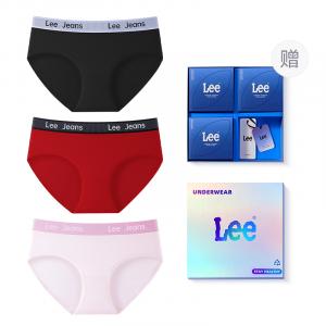 Классические трусы 101 для женщин упаковка 3 шт Lee, черный