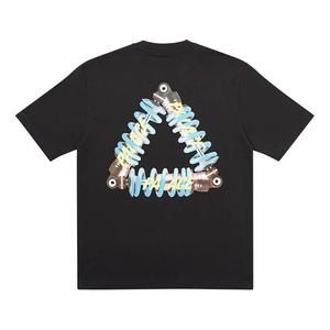 Футболка PALACE Tri-Pumping Pattern Printing Short Sleeve Unisex Black, черный
