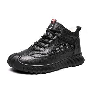 Термостойкие износостойкие высокие повседневные кроссовки для мужчин Chint, черный
