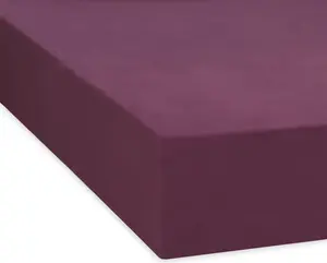 Простыня Dream Sleep Fine Flannel на резинке 90x190 - 100x200 см, цвет Berry Traumschlaf