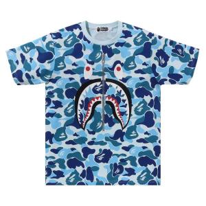Футболка BAPE ABC Camo Shark Tee, Blue