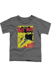 Футболка Batman First с коротким рукавом для детей Gildan, Charcoal