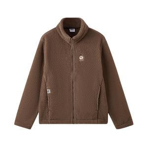 Вельветовая куртка Unisex Stand Collar Thickened SPAO, коричневый