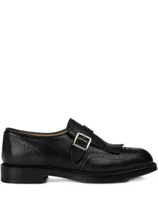 Дерби с кисточками и одной пряжкой Doucal's, черный