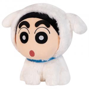 Crooked Melon Production Плюшевая кукла Crayon Shin Chan Camouflage Shiro Mr. Crocodile Mountain высотой 23см/25см