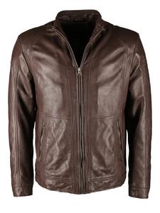 Кожаная куртка JCC 6010007 2, коричневый