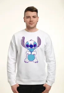 Спортивная толстовка с изображением лило и стича. Henry Tiger, White