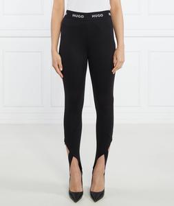 Леггинсы HUGO Halone Slim Fit, черный