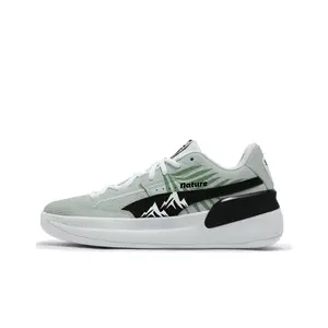 Кроссовки Clyde Hardwood Team Abrasion Resistant низкие баскетбольные unisex PUMA, светло-зеленый