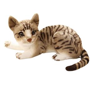 Очаровательные куклы-котята плюшевые куклы высота 27см/33см/40см YUEZHILIAN, серый