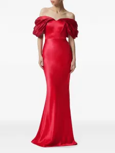 Платье Kamari с открытыми плечами Framboise, красный