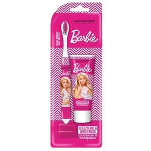 Дети - Mattel Barbie - Детский набор для полоскания рта, клубника и Naturaverde