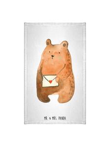 Mr. & Mrs. Panda Полотенце Медведя пропало без объяснений, написано белым цветом