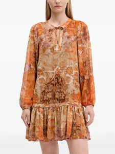 Платье с завязками Desigual, оранжевый