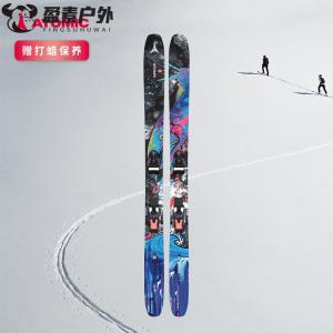 Atomic Высококачественная лыжная двойная доска MPPMCK New Freestyle BENT серии Wild Snow Powder Snow Park, черная ИЗОГНУТАЯ, 110AAST02300, 157 см