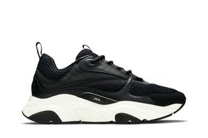 Кроссовки Dior B22 Black White, черный