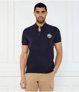 Поло E-CLANIS SS relaxed fit Napapijri, темно-синий