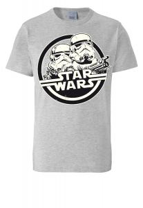 Футболка Logoshirt s Star Wars Stormtrooper, цвет grau-meliert