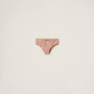 Бесшовные трусики Miu Miu, бежевый