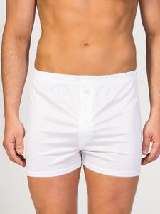 Боксеры zd ZERO DEFECTS Button Boxer Mercerized Cotton, белый
