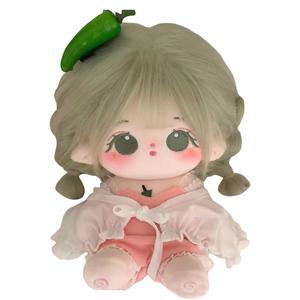 Круглый фритюрный аппарат для еды шерсть хлопок цветок детская кукла со скелетом тряпичная кукла куклы плюшевая кукла высота 20см Happy Fish