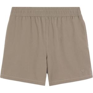 Шорты пляжные с вышитым логотипом Ami Paris AMIPARIS, серый