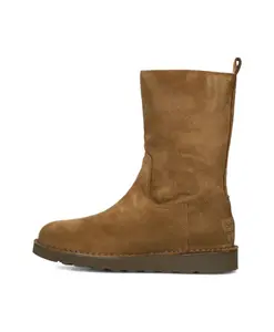 Коричневые замшевые сапоги с высокой застежкой-молнией Shabbies, коричневый