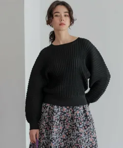 Вязаный свитер Lamelli "летучая мышь" Suite, цвет Black [005]