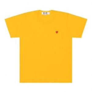 Футболка coloured small emblem t-shirt 'yellow' Comme Des Garcons Play, желтый