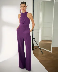 Женский комбинезон с вырезом-халтером Woman Fiesta El Corte Inglés, фиолетовый