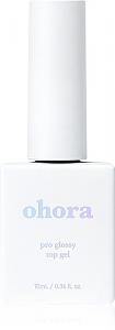 Глянцевое верхнее гелевое покрытие лака для ногтей обеспечивает интенсивный блеск Ohora, 10 мл