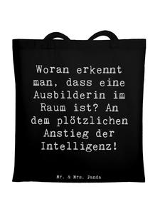 Mr. & Mrs. Panda Сумка с надписью «Инструкторский интеллект» черным шрифтом