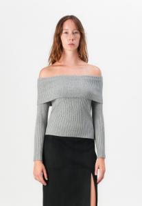 Джемпер ONLY ONLKATIA OFF SHOULDER, Ultimate Grey/Grey