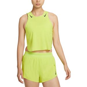 Женский топ для бега Aeroswift Nike, cyber/черный