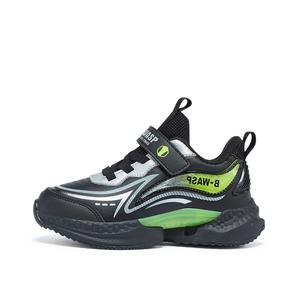 Стильные низкие детские кроссовки для бега BIG WASP, Twiсветло-зеленый[Hook-and-Loop Fleece-Lined Thick Cotton]