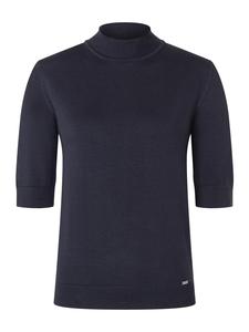 Вискозный свитер тонкой вязки темно-синего цвета More & More