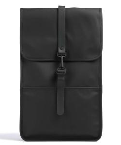 Рюкзак полиуретан, полиэстер Rains, черный