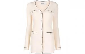 Женские платья с длинным рукавом SS23 Self-portrait, белый