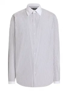 Полосатая рубашка с длинными рукавами DOLCE & GABBANA, белый