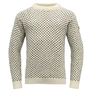 Свитер DEVOLD OF NORWAY Nordsjø Wool, бежевый