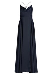Платье Vera Mont Abend mit Wasserfallausschnitt, цвет Night Sky