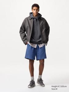 Ультраэластичные спортивные шорты Uniqlo, цвет 65 синий