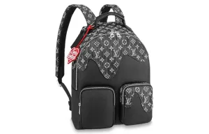 LOUIS VUITTON X Nigo рюкзак с несколькими карманами Monogram Black