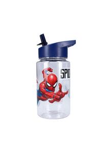 Детский стакан для напитков Spiderman – с соломинкой и ручкой, 450 мл Marvel, синий 17x7x7 см