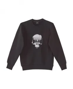 Толстовка с изображением черепа и ленты Ps By Paul Smith, черный