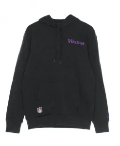 Толстовка с логотипом Minnesota Vikings New Era, черный