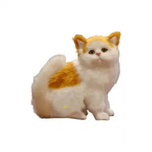 Кукла котенок плюшевая игрушка высота 16см OU DI PIG