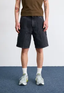 Джинсовые шорты с двойными коленями Carhartt Wip, Black Stone Washed